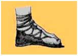 История создания первой обуви-обувь Рима1